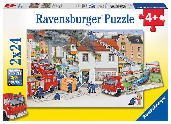 RAVENSBURGER Puzzle-Set ab 4 Jahre, 4 Puzzles à 2x24 Teile (192 Teile)