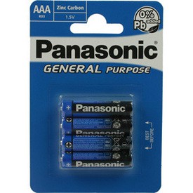 Batterie Panasonic Micro AAA 4 St.