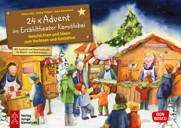 Kamishibai Bildkartenset - 24 x Advent im Erzähltheater - Kamishibai Adventskalender