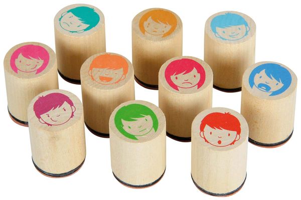 Emotionsstempel 10er Set