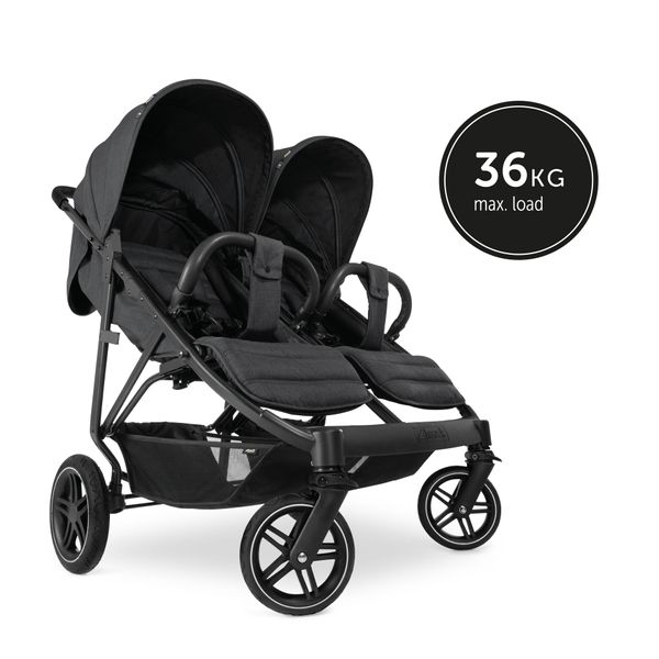 HAUCK Buggy für 2 Kinder - Uptown Duo - Black