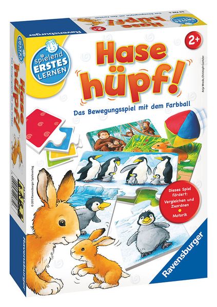 RAVENSBURGER Hase hüpf!, ab 2 Jahre