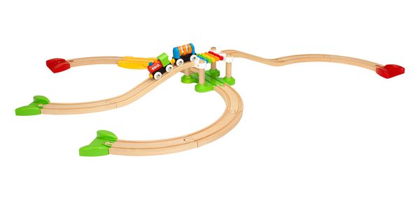 BRIO Mein erstes Bahn Spiel Set (18 Teile), ab 18 Monate