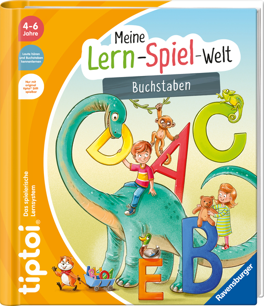 RAVENSBURGER tiptoi® Meine Lern-Spiel-Welt: Buchstaben, ab 4 Jahre