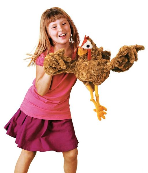 FOLKMANIS Handpuppe Huhn