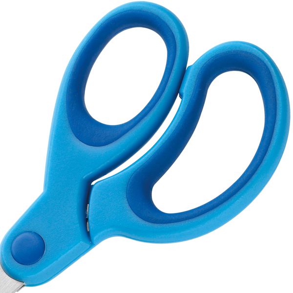 Kinderschere Westcott Softgrip Kids, rund, blau, 13 cm