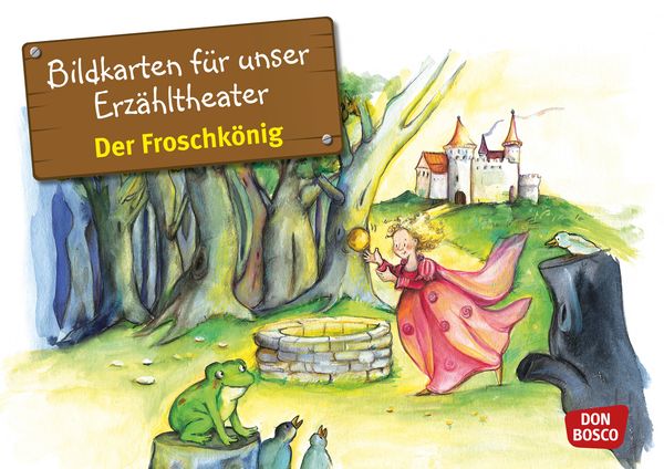 Kamishibai Bildkartenset - Der Froschkönig