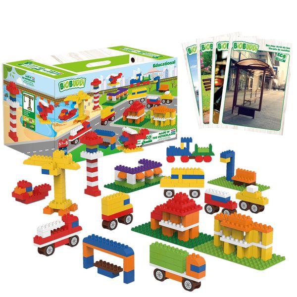 BIOBUDDI Lern- und Spielset Stadt, 247 Teile (SONDERANGEBOT)