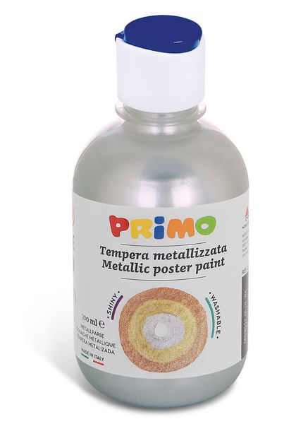 PRIMO Temperafarbe Metall 300ml, Farbe Silber