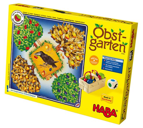 HABA Obstgarten, 1 - 4 Personen, ab 3 Jahre, Spieldauer 15 Minuten 