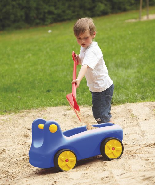 Großer Truck, blau