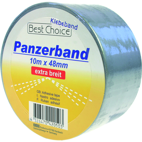 Klebeband Panzerband extra breit (Rolle 10 m x 48 mm)