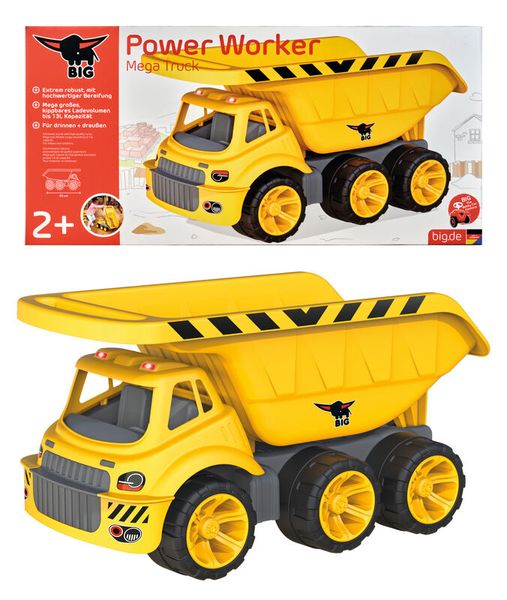 BIG Power-Worker Mega-Truck Kipper, 65 x 31 x 36 cm, ab 2 Jahre