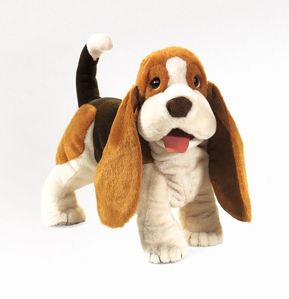 FOLKMANIS Handpuppe Basset Hund