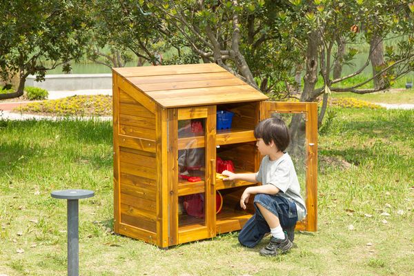 Outdoor-Schrank mit transparenten Türen, LxBxH 81 x 50 x 101 cm