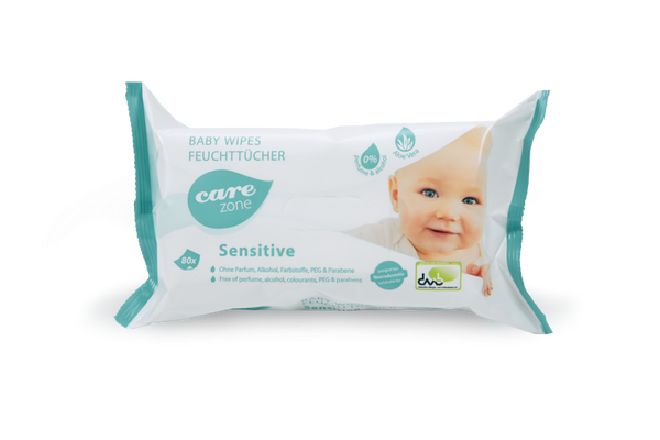 Feuchttücher Sensitive mit Aloe Vera, 12x80 Stück