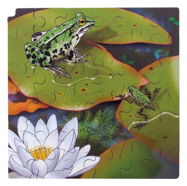 Circle of life Puzzle, Frosch, Holz, 86 Teile, ab 3 Jahre