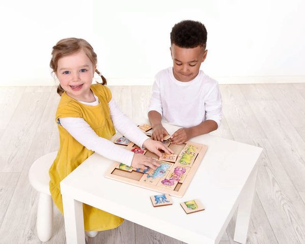 Kiga Set Match & Mix Puzzles, 3-tlg, ab 4 Jahre