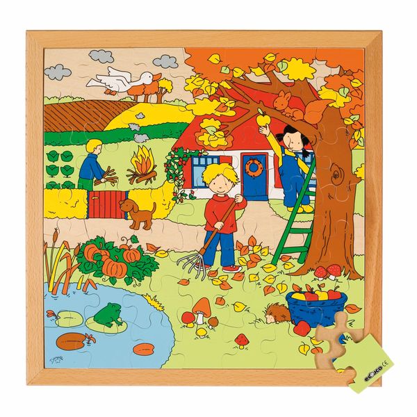 EDUCO Jahreszeitenpuzzle, Herbst, 49 Teile, ab 4 Jahre