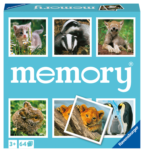 RAVENSBURGER memory® Tierkinder, ab 3 Jahre