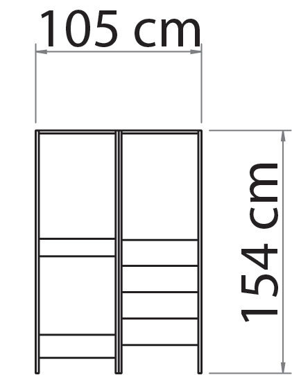 Modulares Spielpodest mit Treppenaufstieg & Rutsche, 2-teilig, ab 18 Monate, 10 Jahre Garantie