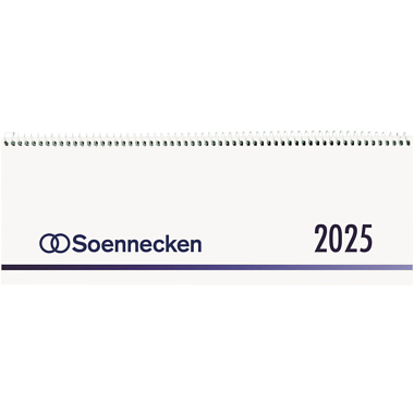 Tischkalender 2025, quer, 1 Woche/1 Seite