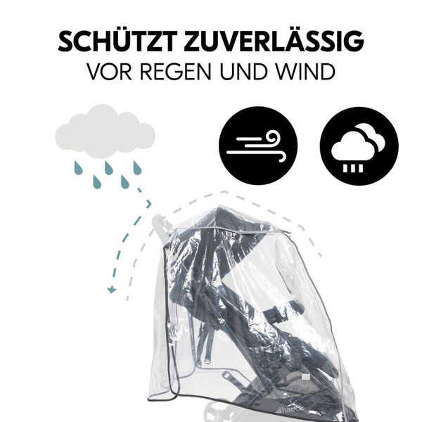 HAUCK Regenschutz für Doppelbuggy