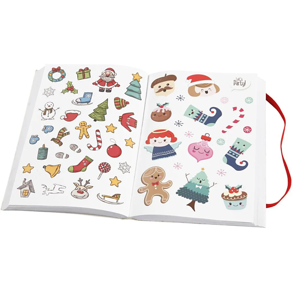 Stickerbuch Weihnachtsmotive, 1.700 Sticker