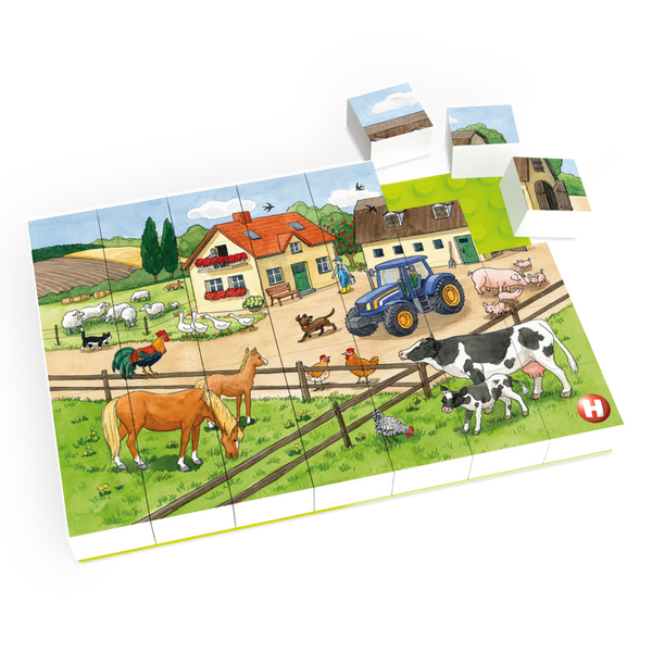 HUBELINO Puzzle Set (6 Stück, je 35-teilig) 