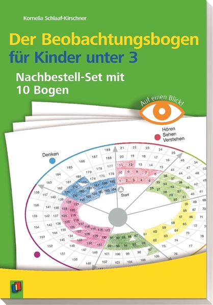 Der Beobachtungsbogen für Kinder unter 3 – 10 Bogen Nachbestellset