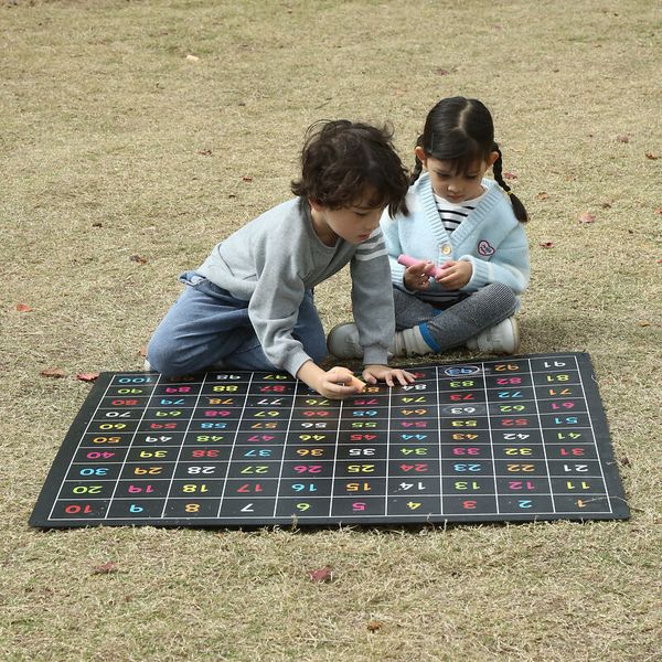 Outdoor-Kreidetafel "Zahlen 1-100"