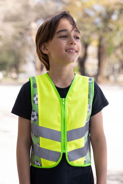 Warnweste Kinder mit Reißverschluss, verschn. Größen & Motiven, 1 St. 