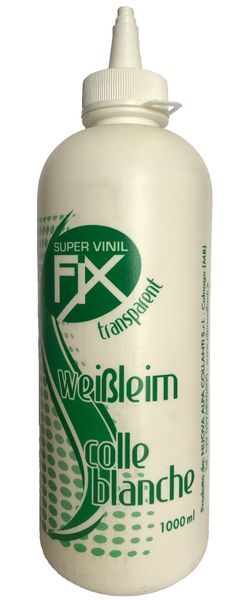 Bastelkleber / Weißleim Superfix, transparent trocknend, 1 kg, lösungsmittelfrei