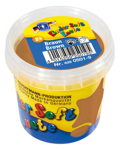 Kinder Soft Knete braun, 150 g