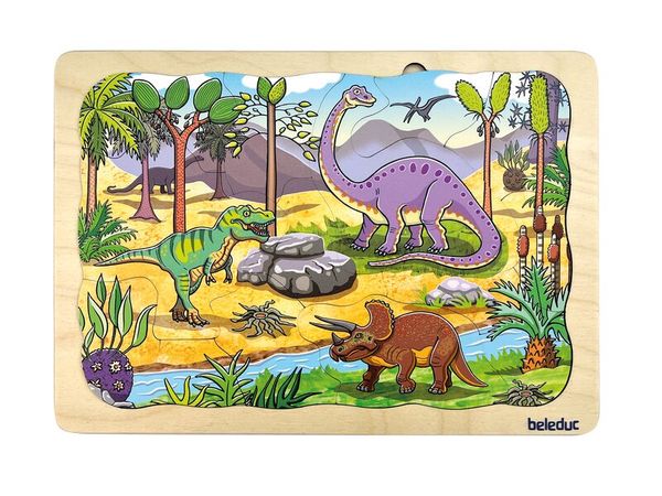 Lagen-Puzzle "Dinosaurier", 45 Teile, ab 4 Jahre