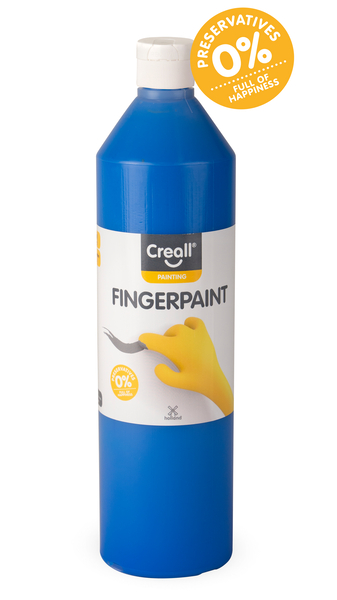 Fingerfarbe blau (Creall), 750 ml 