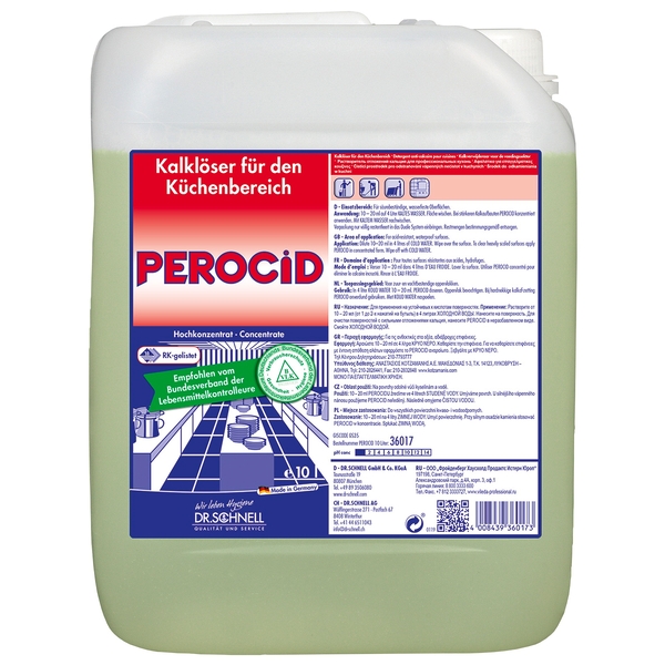 PEROCID (Dr. Schnell), Kalklöser für den Küchenbereich, 10l