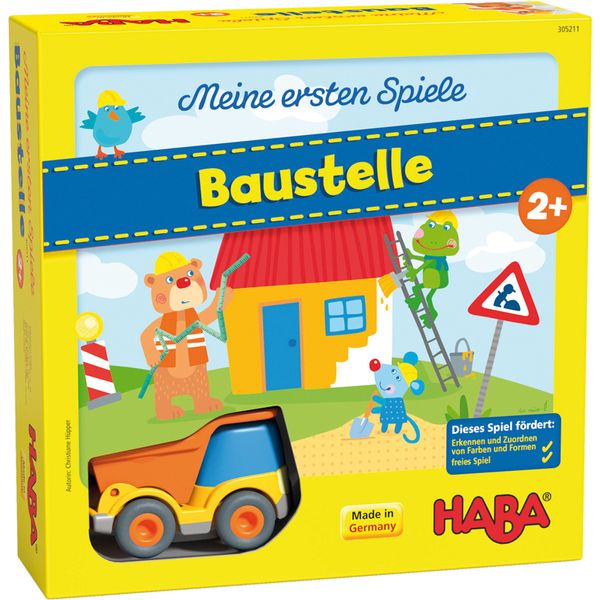 HABA Meine ersten Spiele - Baustelle, ab 2 Jahre, Spieldauer 10 Minuten