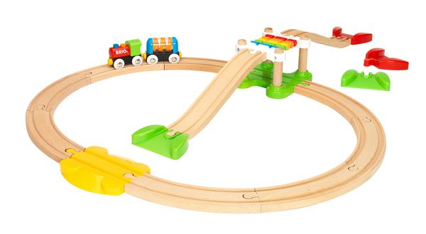 BRIO Mein erstes Bahn Spiel Set (18 Teile), ab 18 Monate