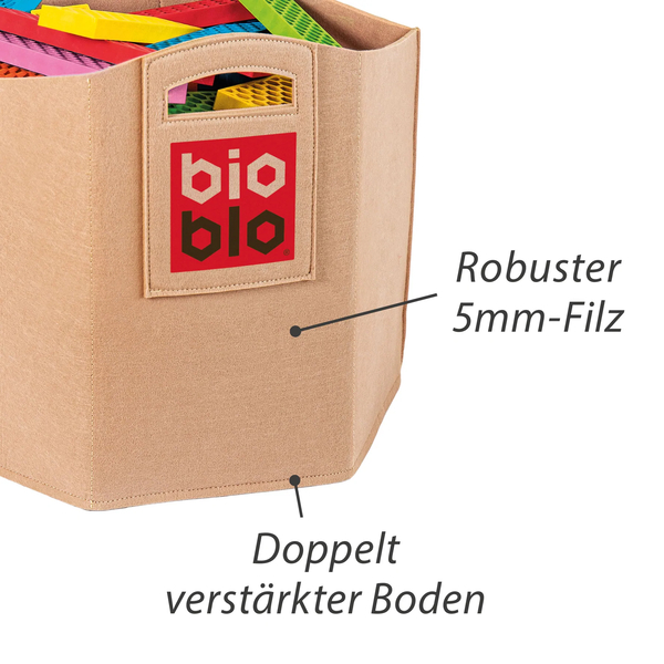 BIOBLO Bausteine Jumboset, 60 Riesen-Bausteine