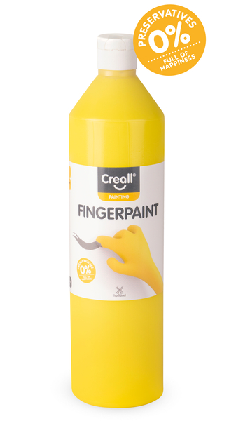 Fingerfarbe gelb (Creall), 750 ml