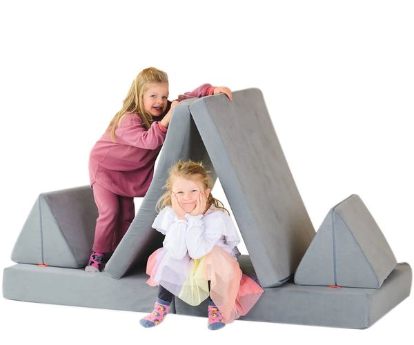 Funzy Spielsofa, Velours, Farben wählbar