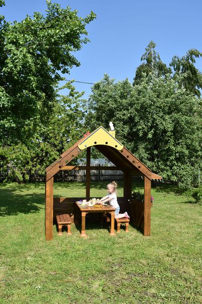 Outdoor Spielhaus, (LxBxH): 230x154x220 cm