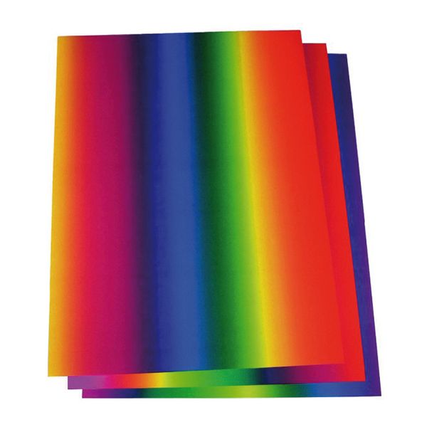 Regenbogen-Fotokarton glänzend, 200g/m², 50x70 cm, 10 Bogen