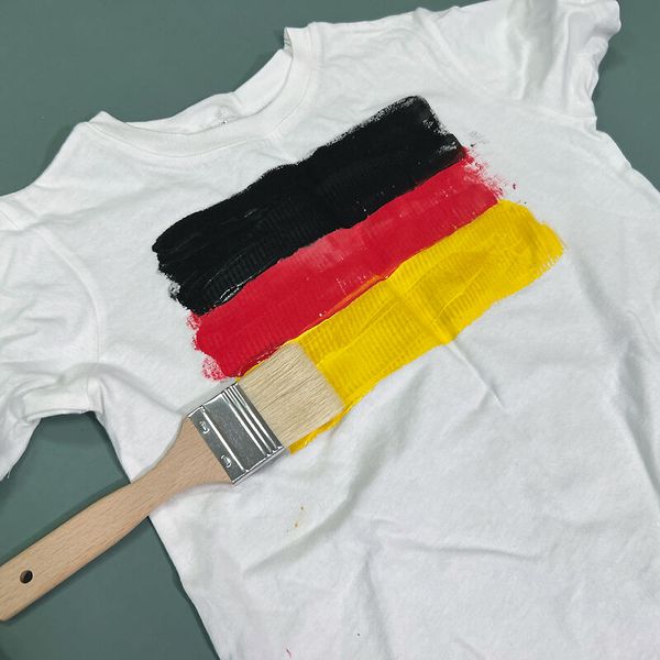 T-Shirt zum Bemalen, 6 Stück, Größe wählbar