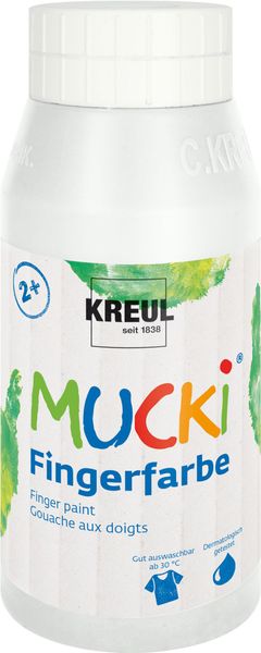 MUCKI Fingerfarbe, 750 ml, 6er Set