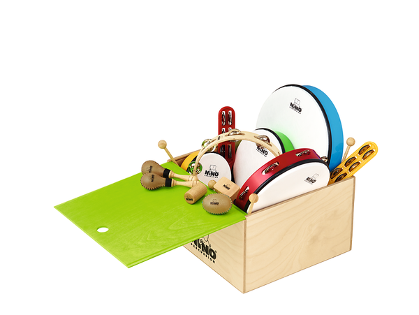 NINO® Percussion Kinder Rhytmus-Set, 12 Instrumente