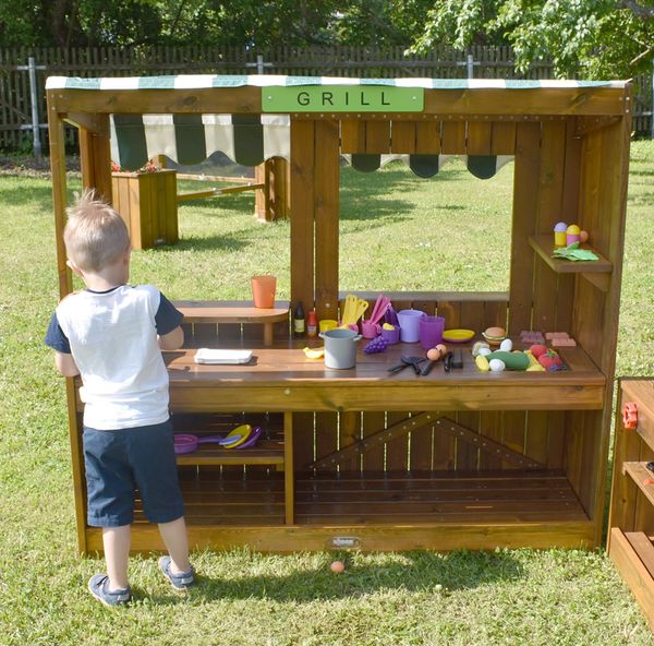 Outdoor-Snack-Bar (LxBxH: 146 x 62 x 132 cm)