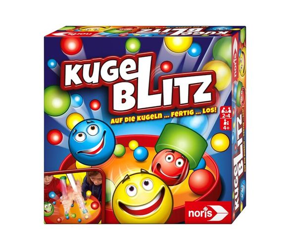 Kugelblitz – das rasante Actionsspiel, 2-4 Personen, ab 4 Jahre