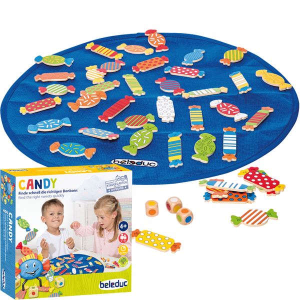 Lernspiel Candy, 1 - 8 Spieler, ab 4 Jahre, Spieldauer 15 Minuten